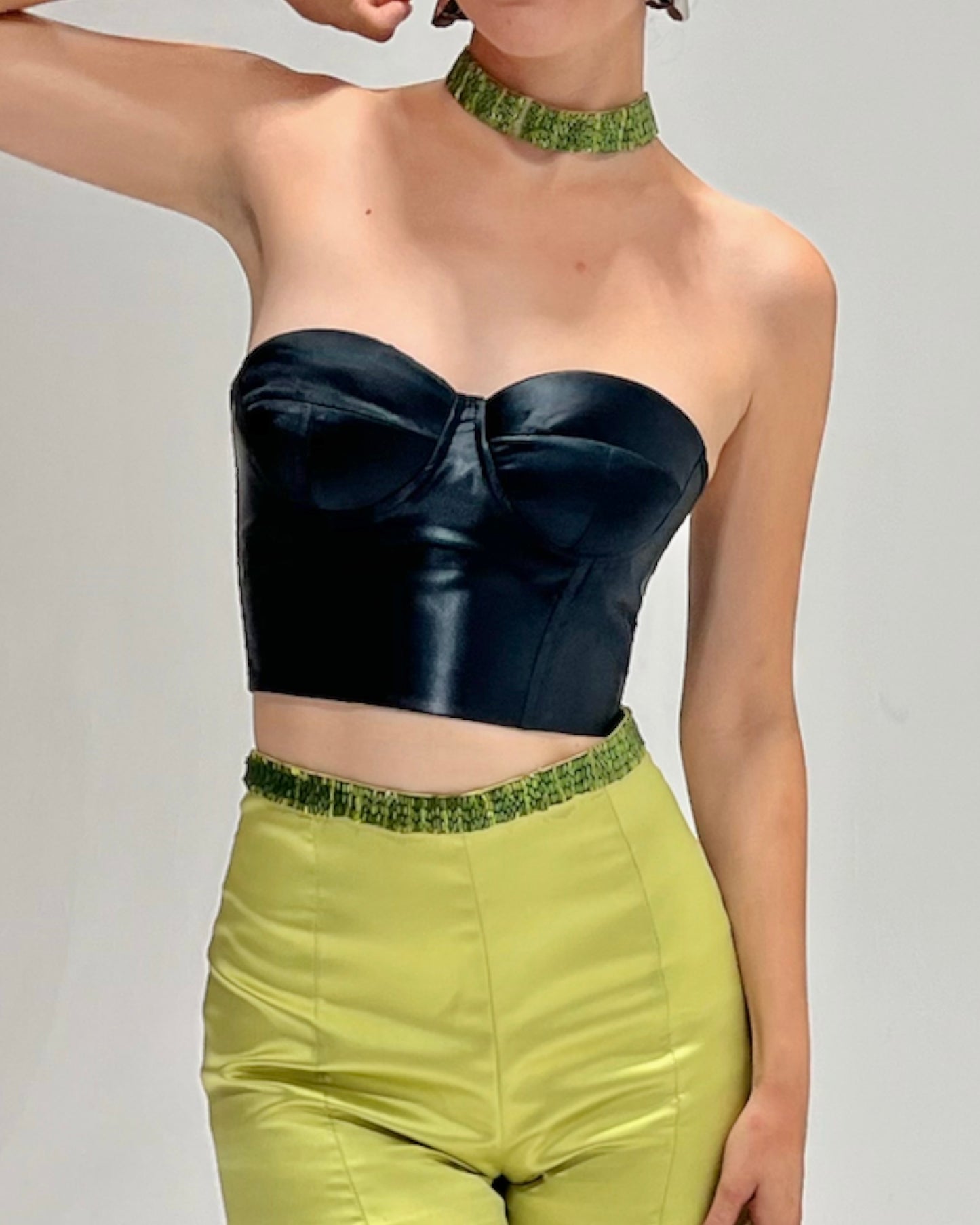 Camila Corset Top in Crepe