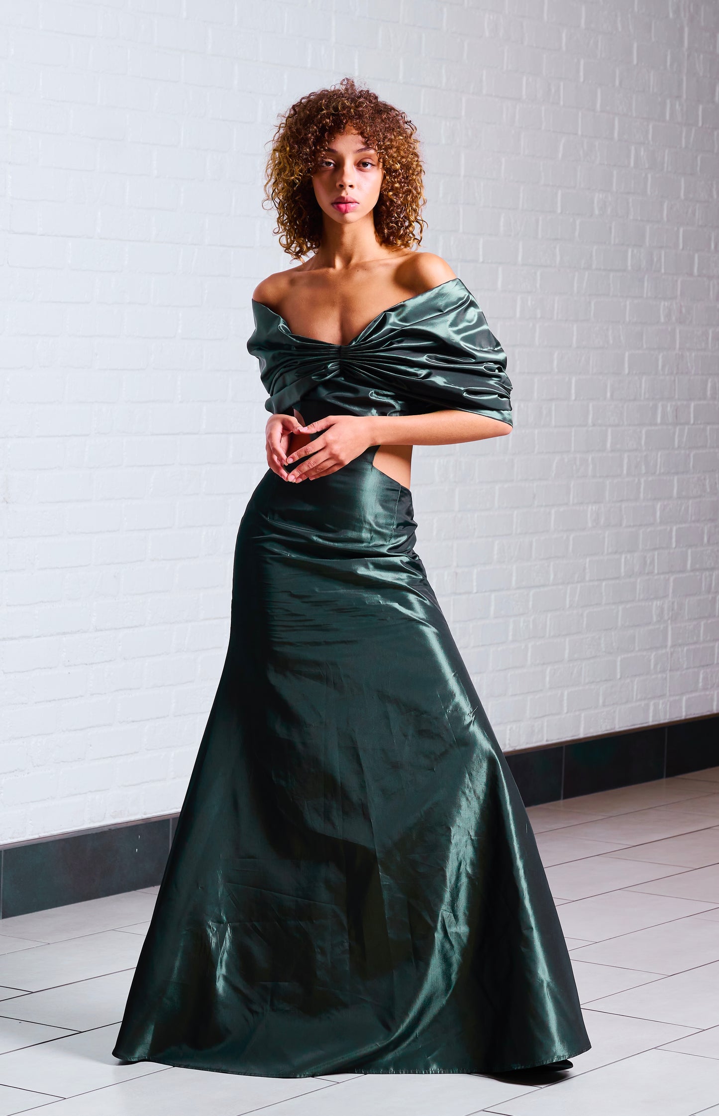 Verdant Elegance: A Timeless Green Dress