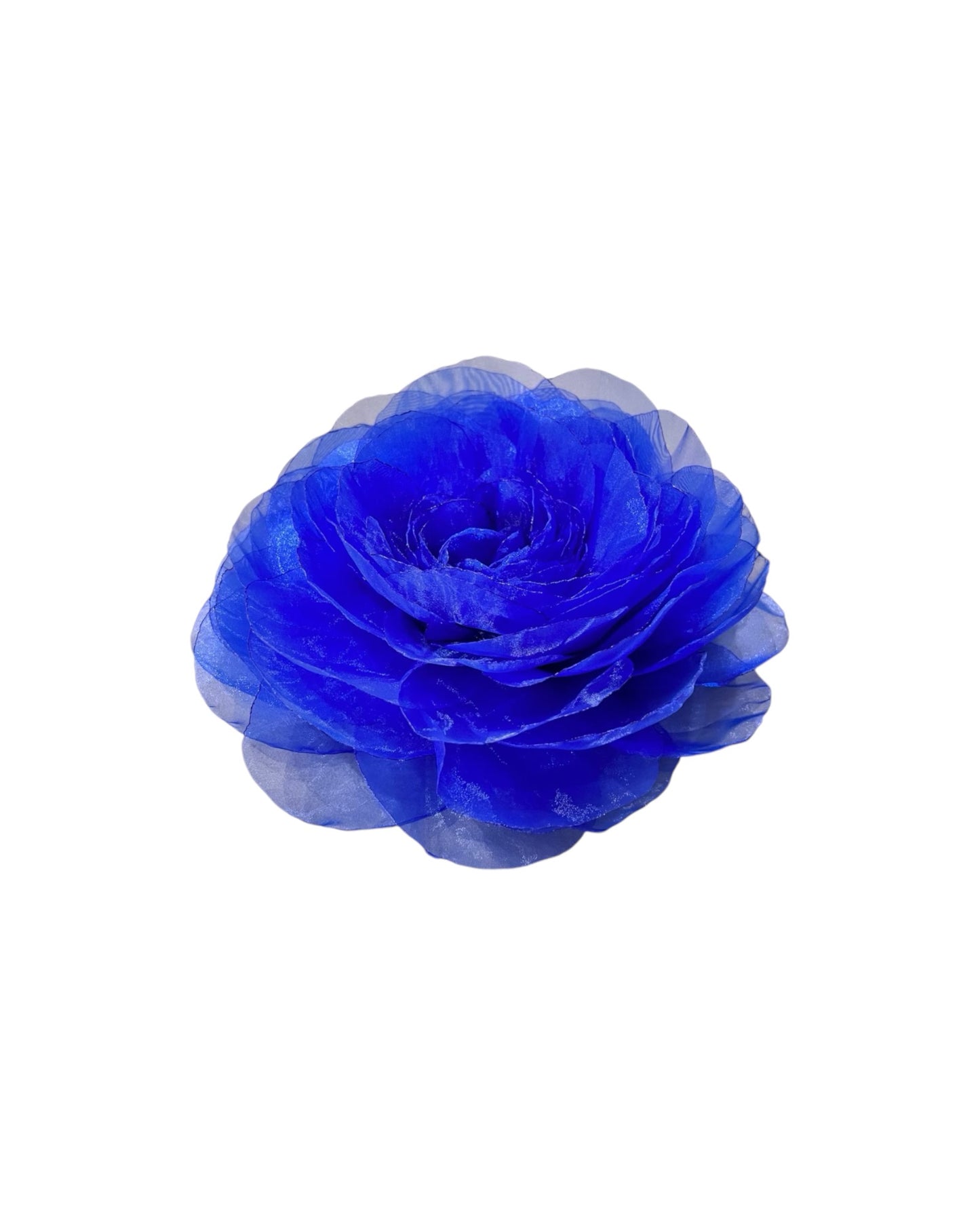 Blue Rose Brooch